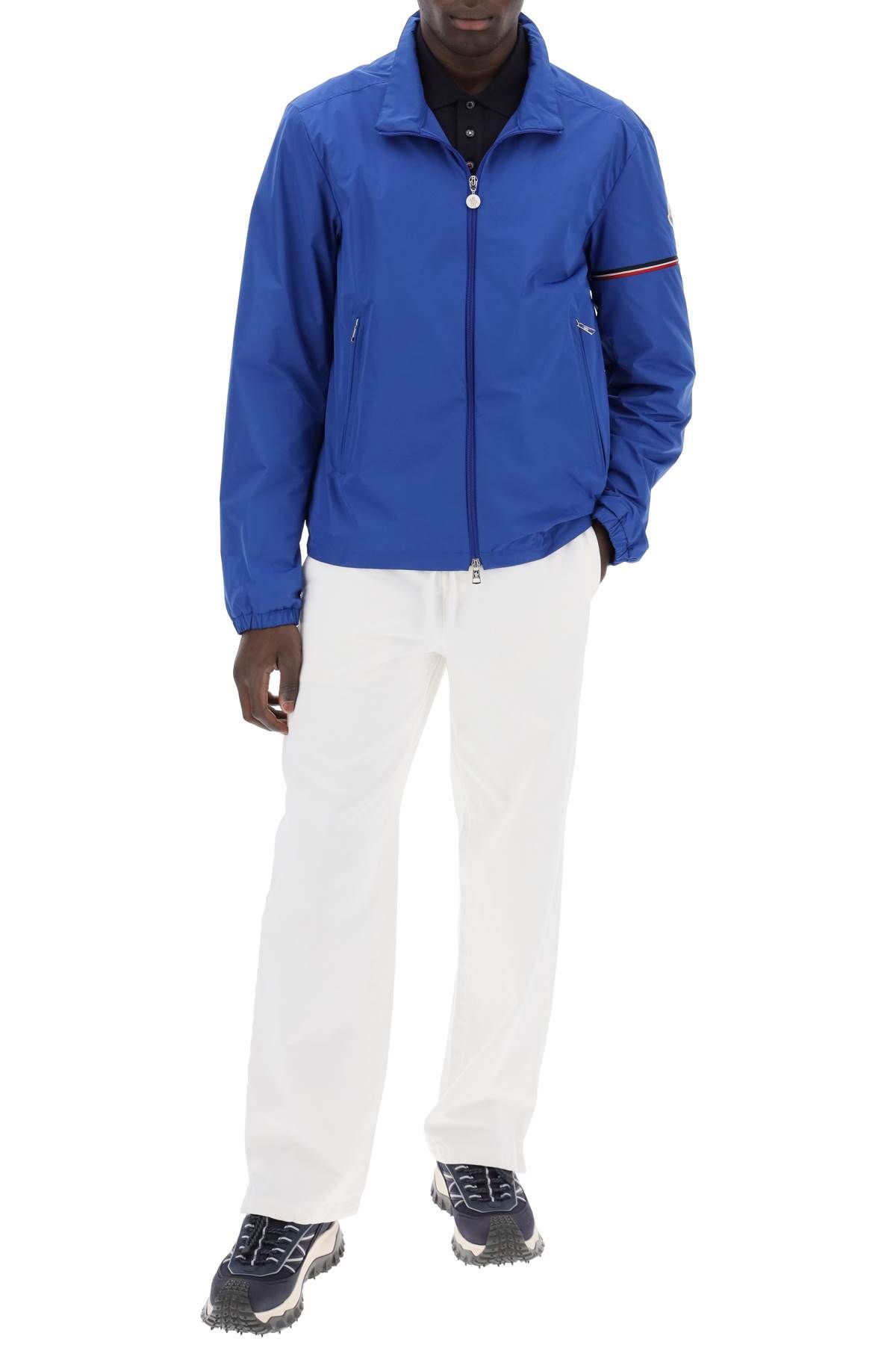 Shop Moncler Ruinette Windbreaker Jacket In Blue