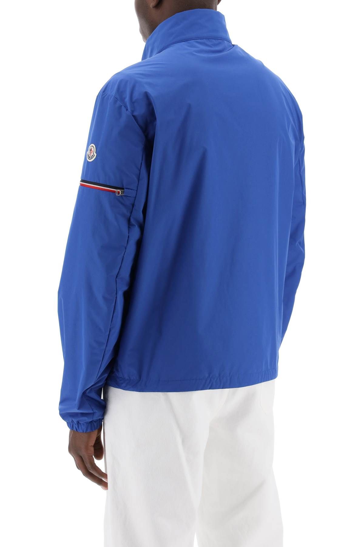 Shop Moncler Ruinette Windbreaker Jacket In Blue