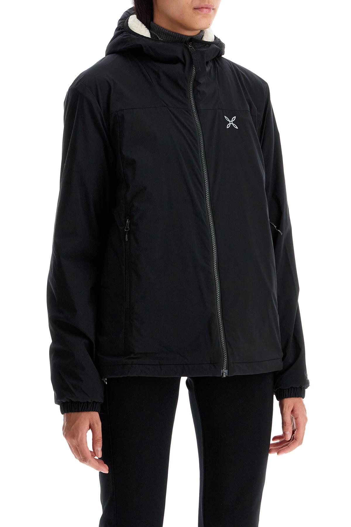 Shop Montura Reversible Sherpa Jacket In Black