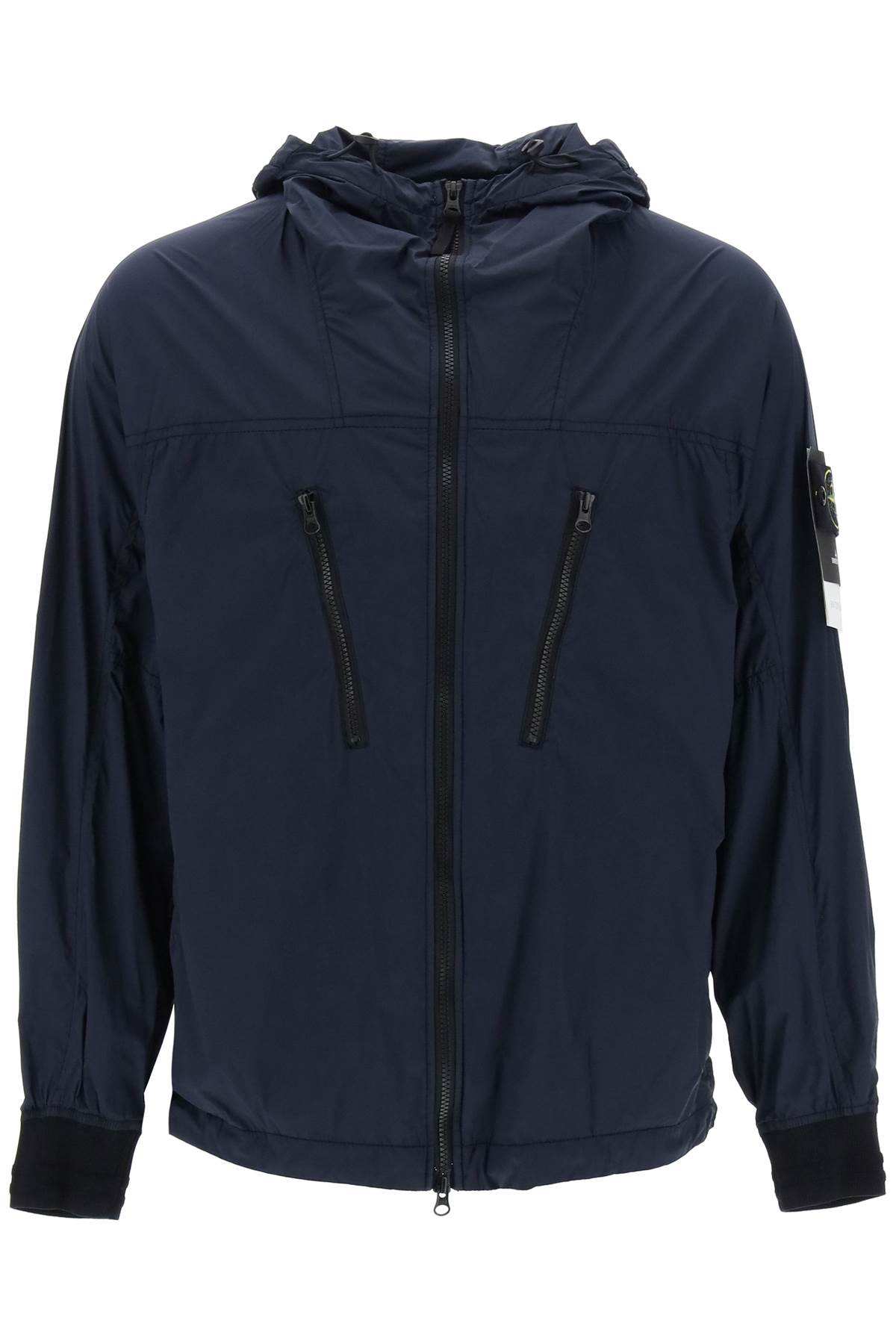Shop Stone Island Skin Touch Nylon-tc Packable Jacket In Blue