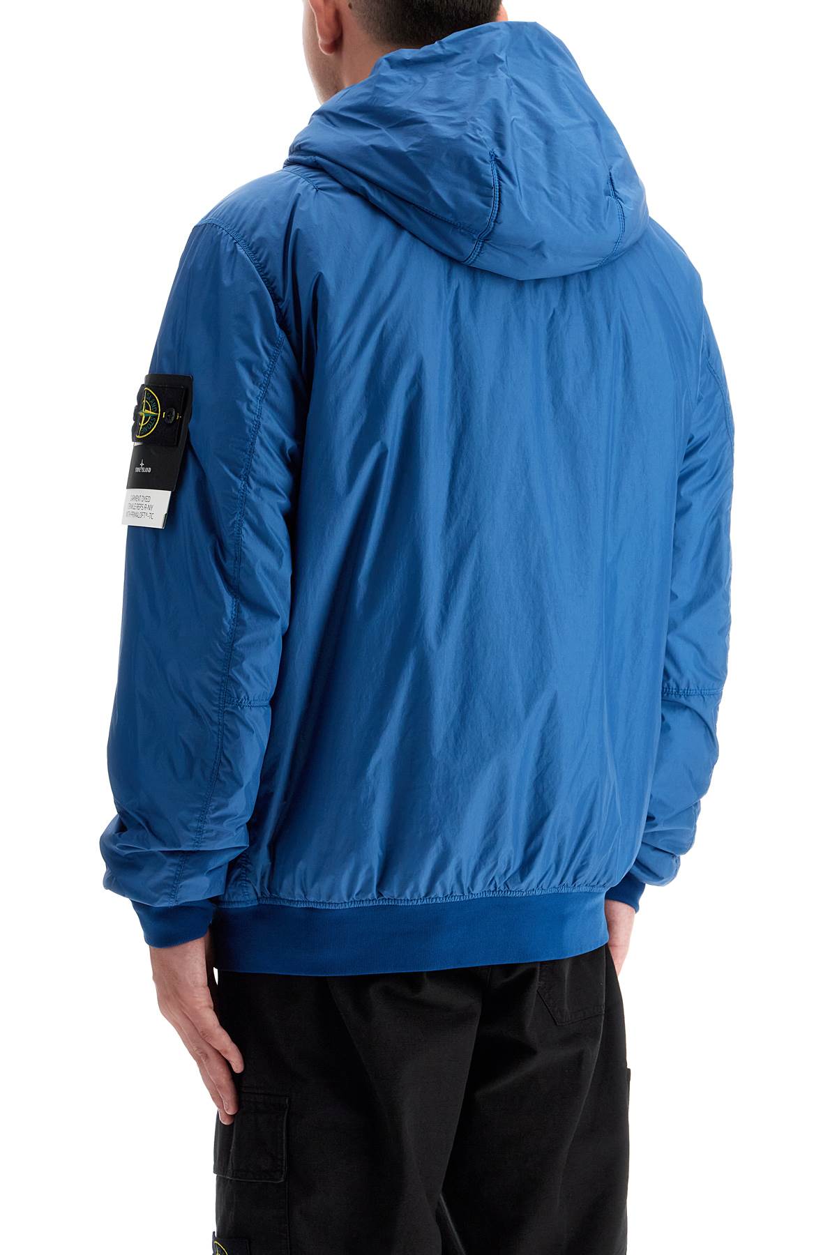 Shop Stone Island Padded Jacket With Prima In Blue