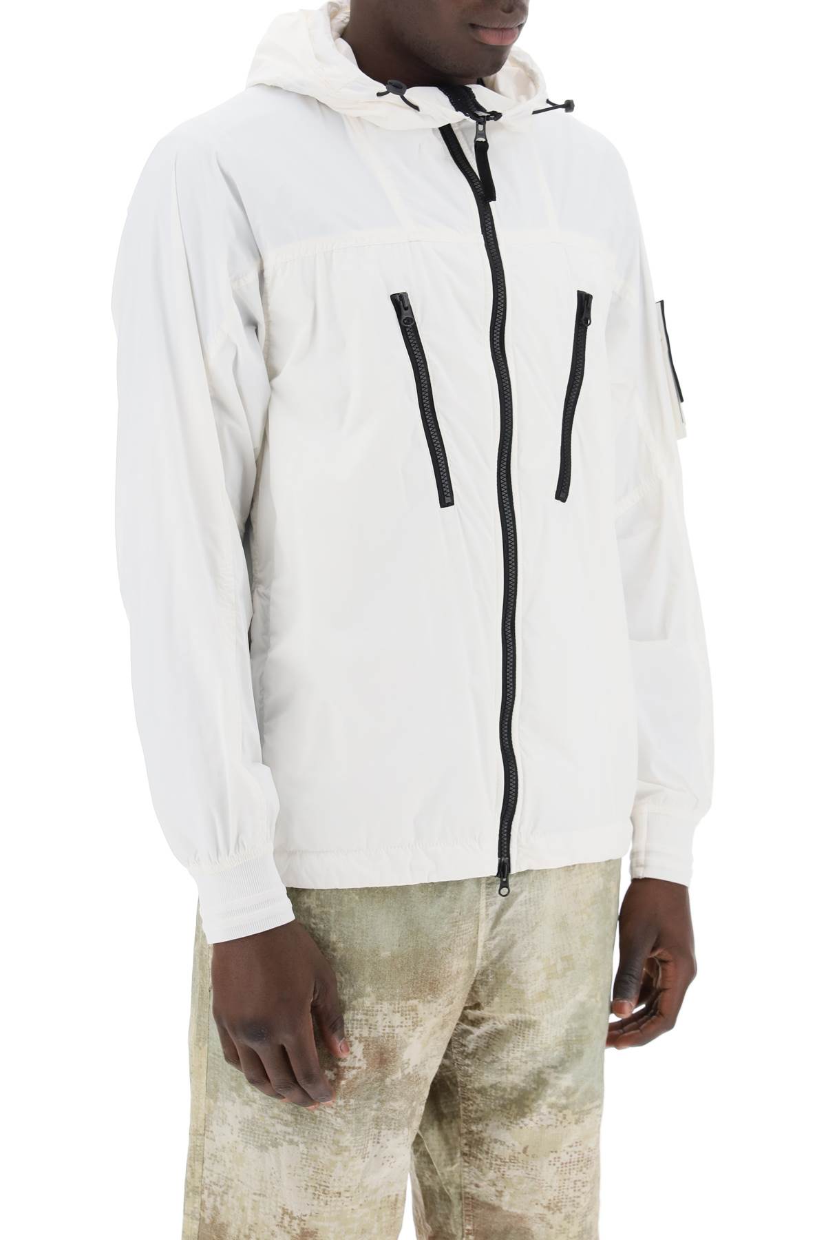 Shop Stone Island Skin Touch Nylon-tc Packable Jacket In White