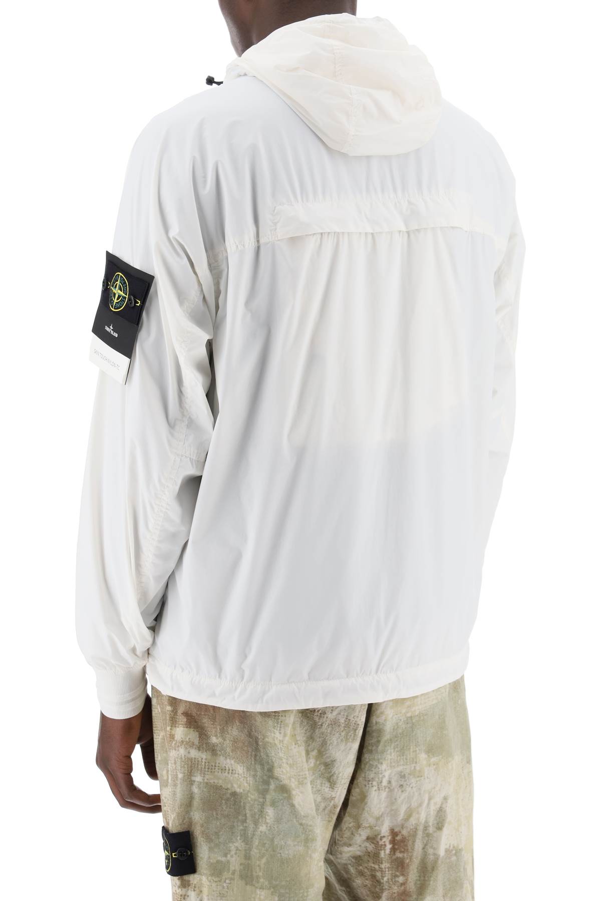 Shop Stone Island Skin Touch Nylon-tc Packable Jacket In White