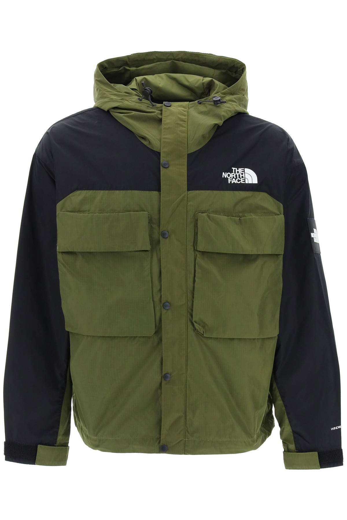 The North Face Tustin Windbreaker With Cargo Pockets In Green