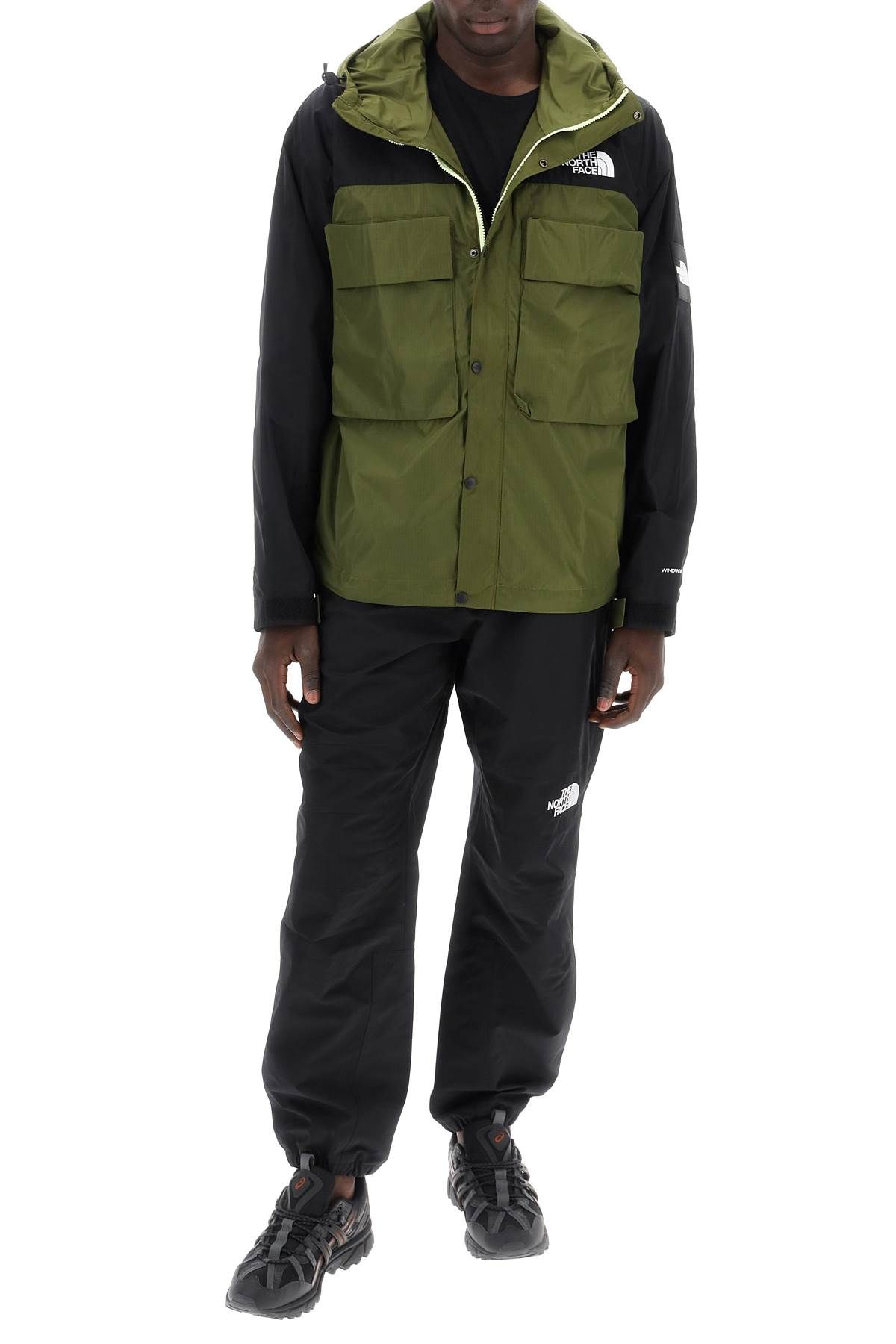 Shop The North Face Tustin Windbreaker With Cargo Pockets In Green