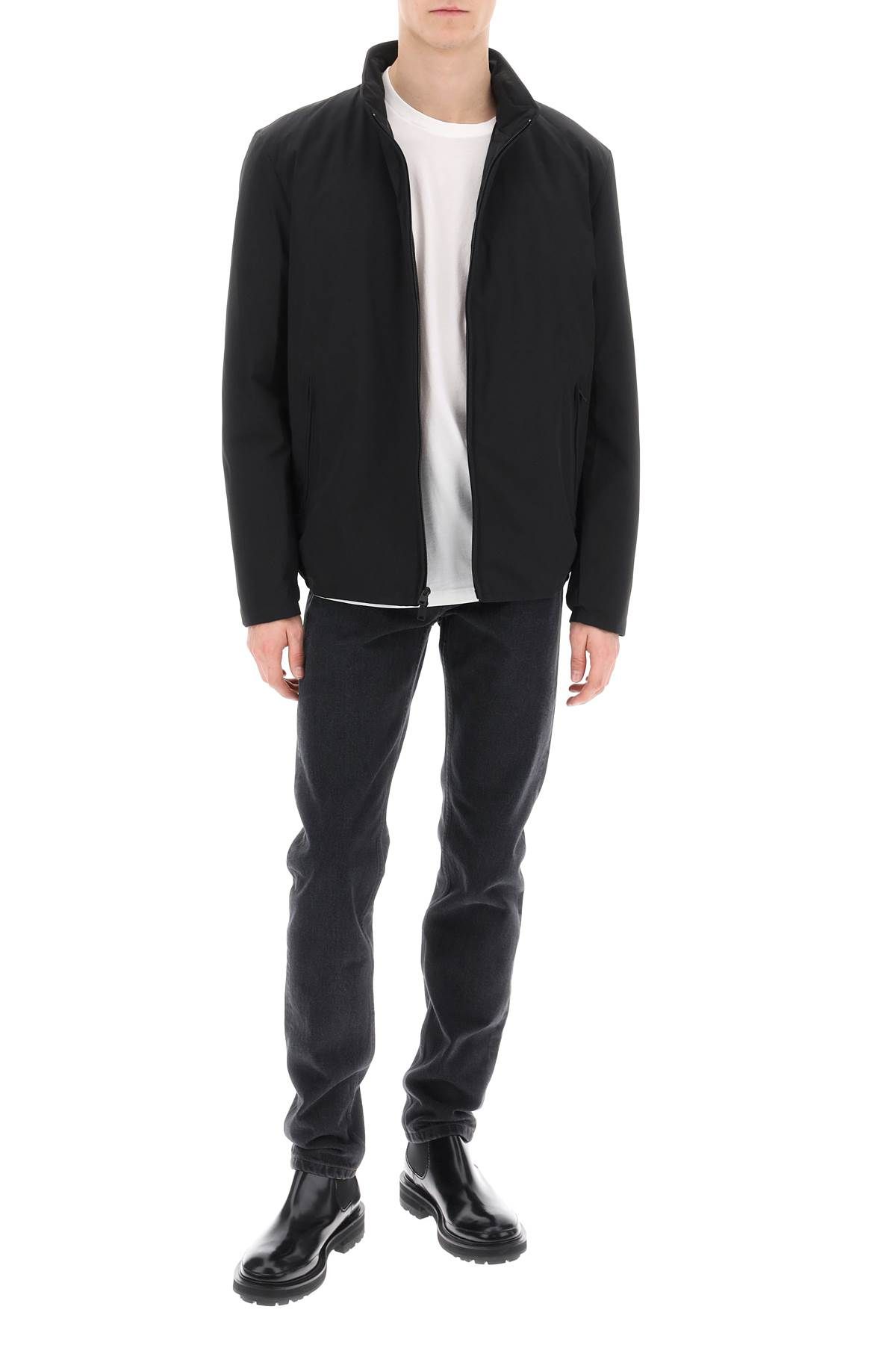 Shop Woolrich Sailing Windbreaker Jacket In Black