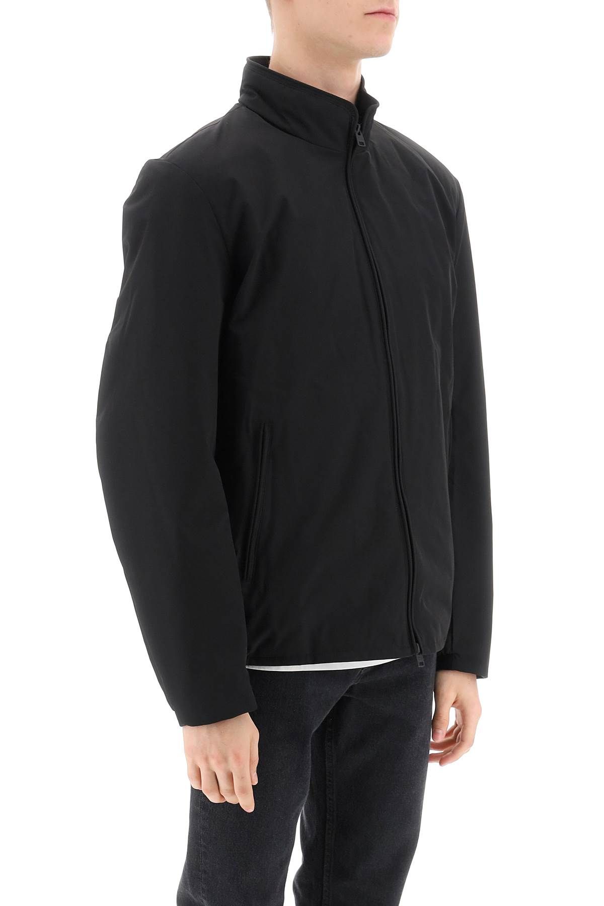 Shop Woolrich Sailing Windbreaker Jacket In Black