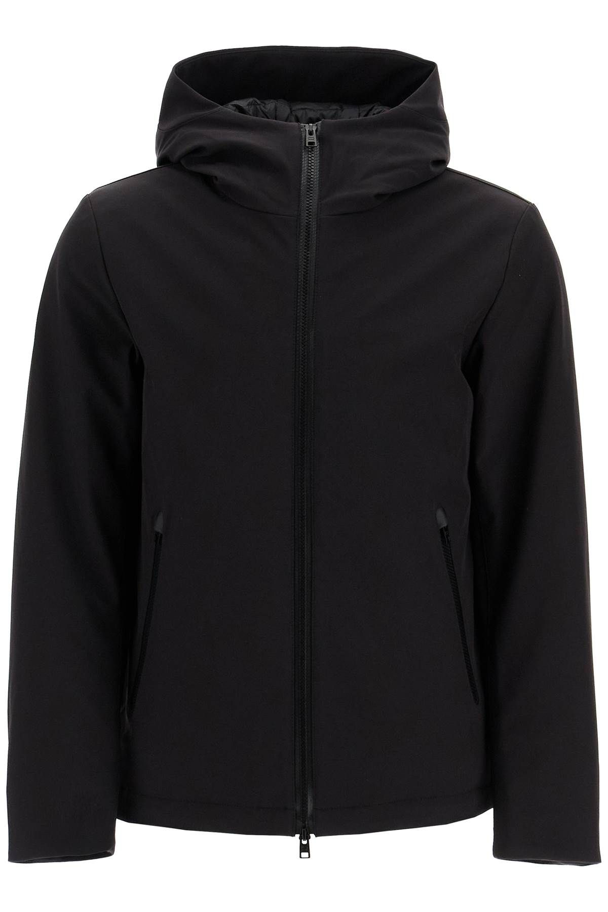 Shop Woolrich Softshell Pacific Jacket For Outdoor In Black