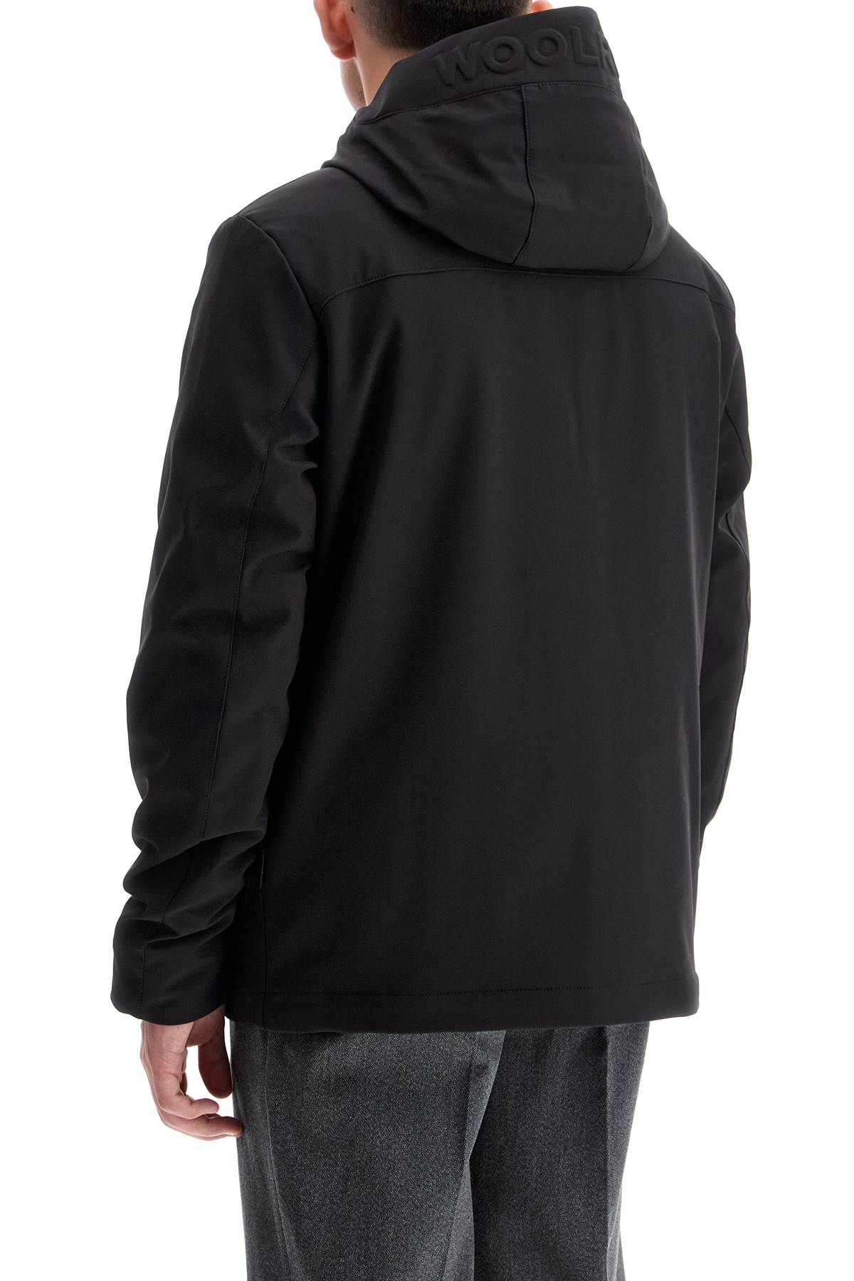 Shop Woolrich Softshell Pacific Jacket For Outdoor In Black