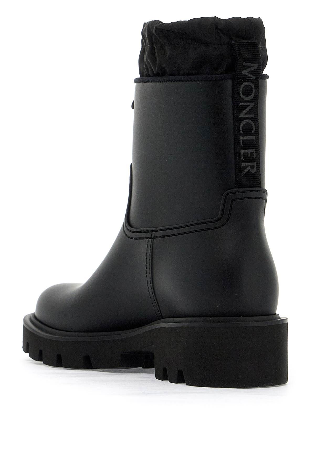 Shop Moncler Rain Boots With Kickstream Technology In Black