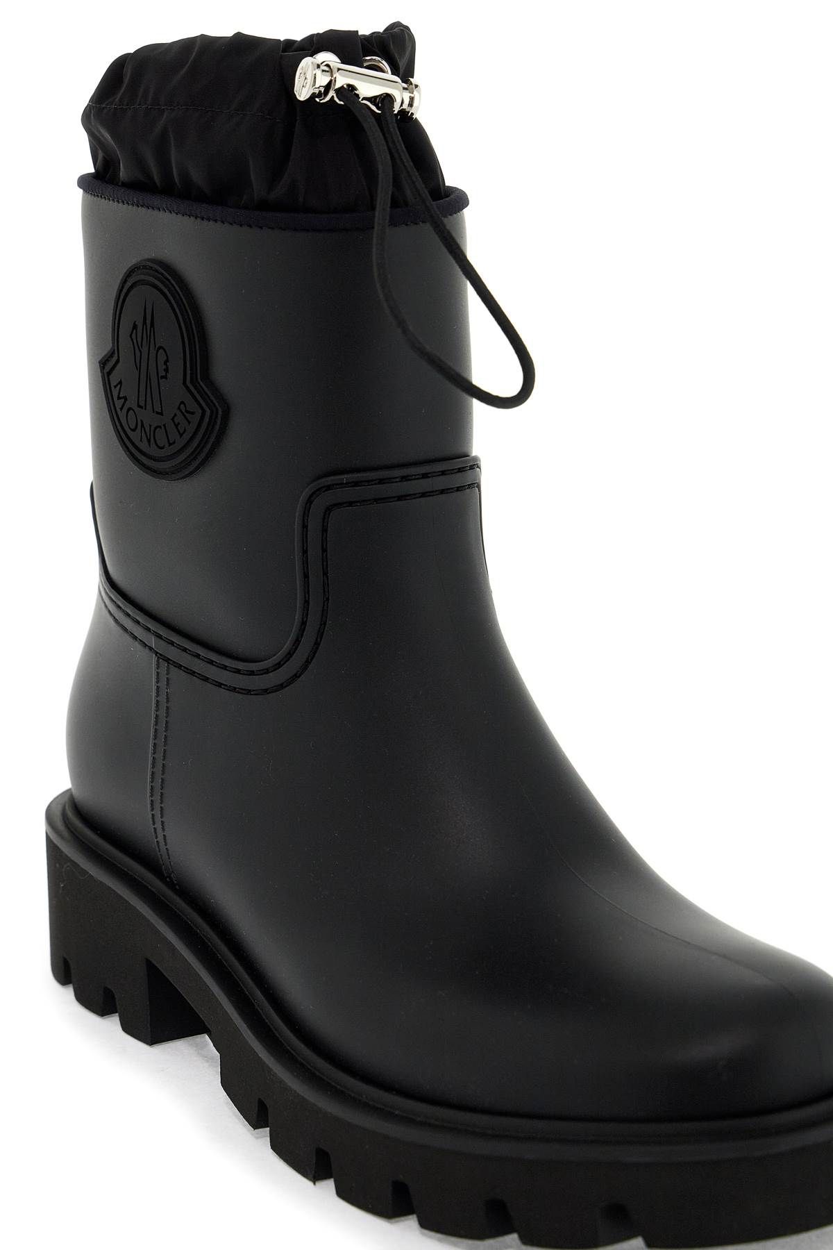 Shop Moncler Rain Boots With Kickstream Technology In Black