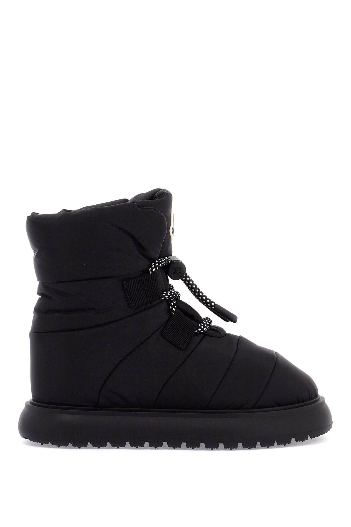 Shop Moncler Padded Gaia Pull Ankle In Black