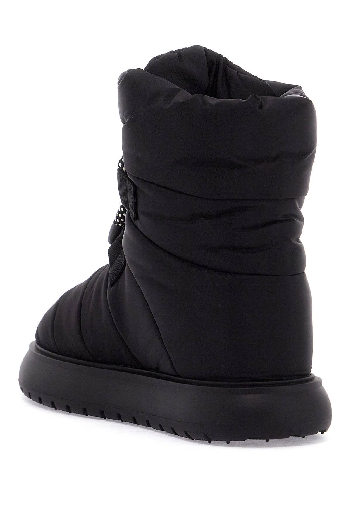 Shop Moncler Padded Gaia Pull Ankle In Black