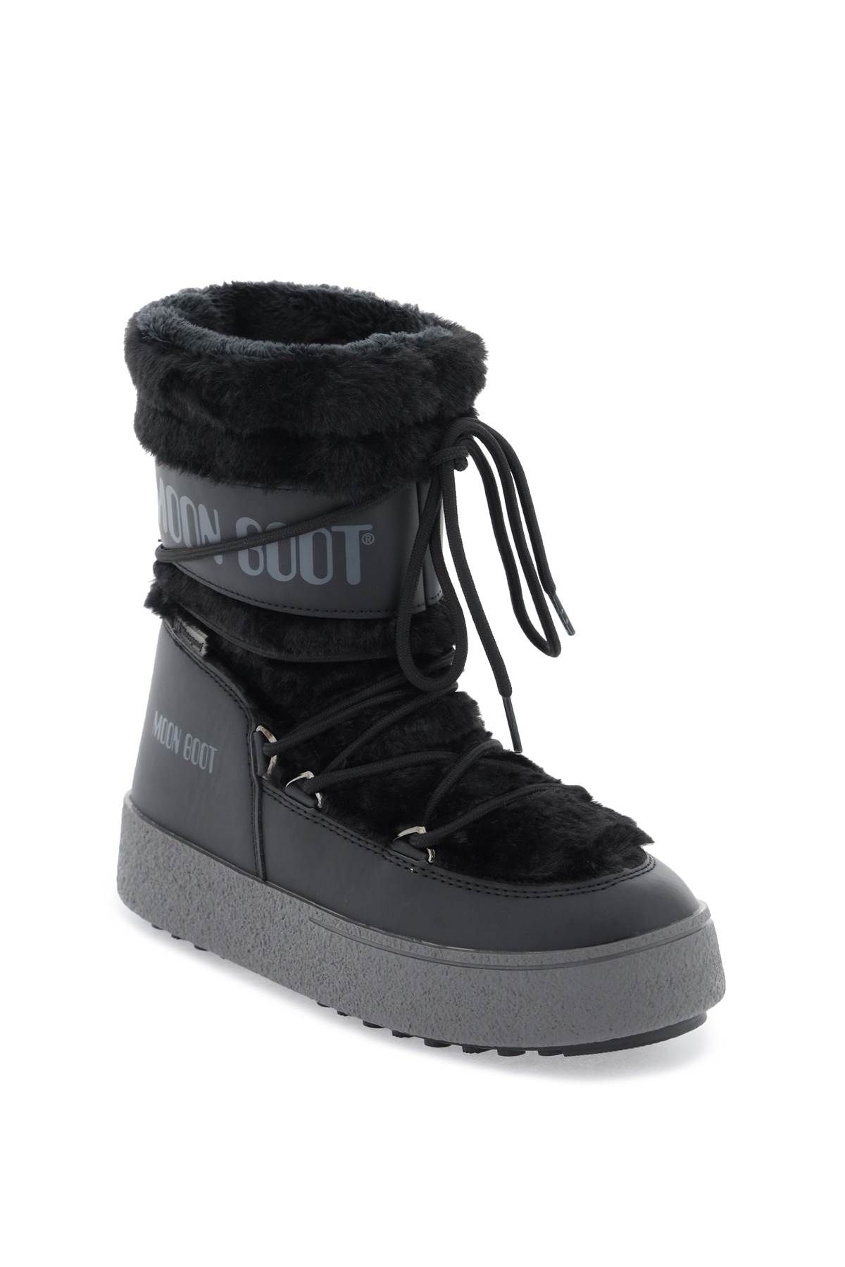 Shop Moon Boot Ltrack Tube Apres-ski Boots In Black