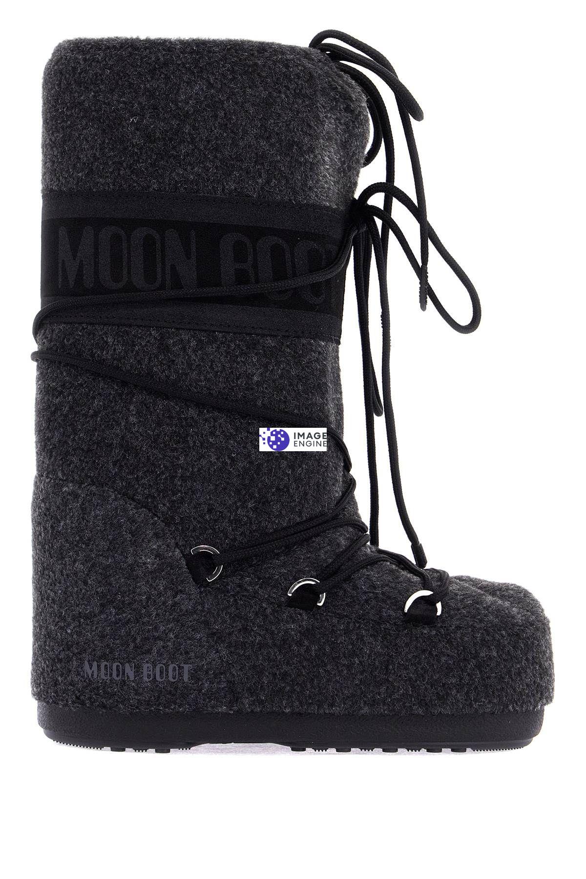 Moon Boot Icon Felt Snow Boots An In Grey