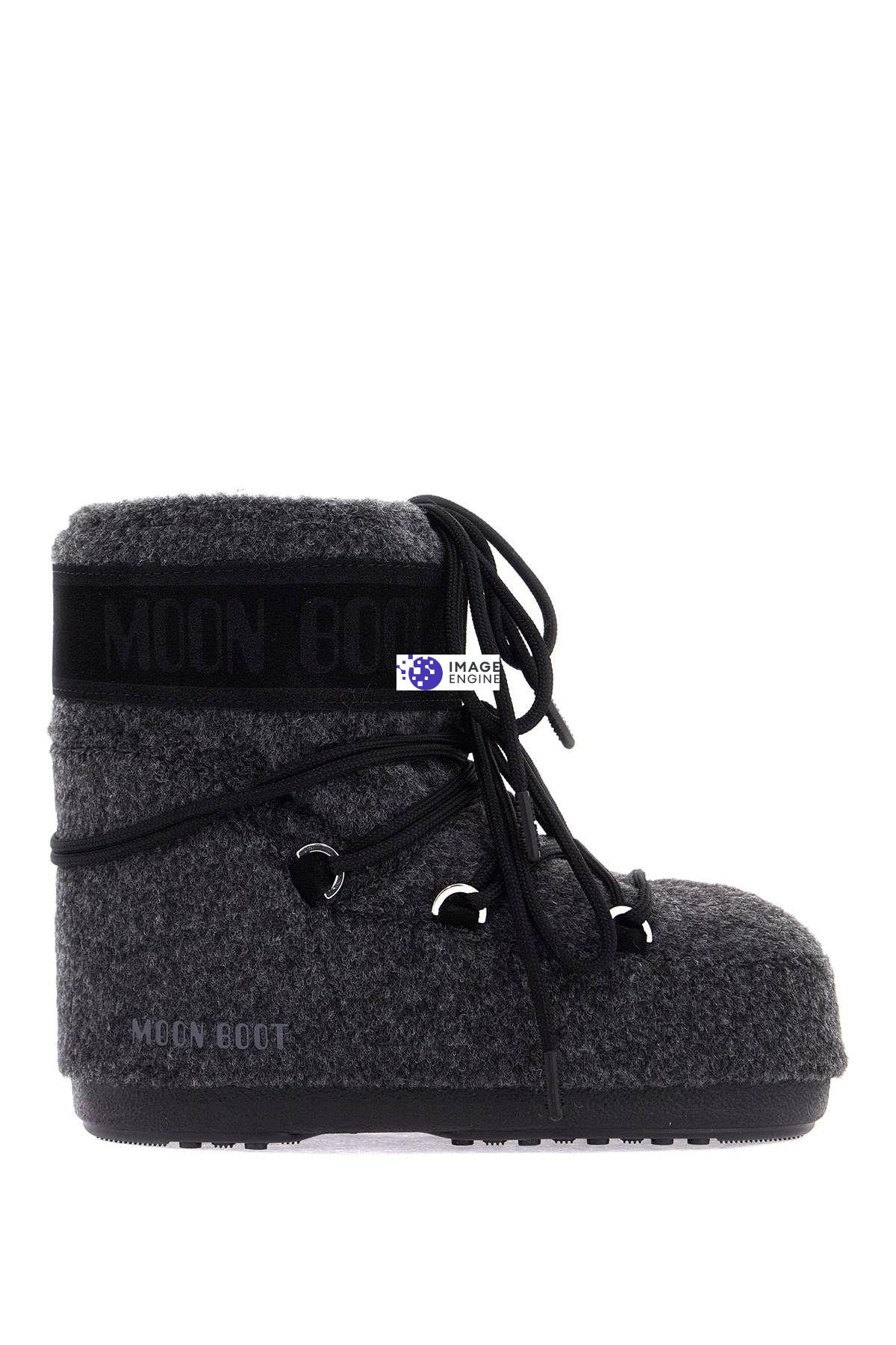 Moon Boot Icon Low Felt Snow Boots An In Grey